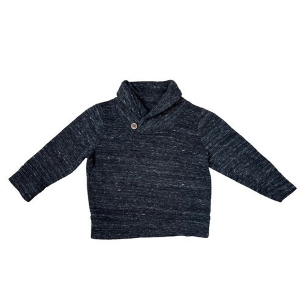 Old Navy Toddler Black Shawl Collar Button‎ Sweater 18-24 months Babycore Casual